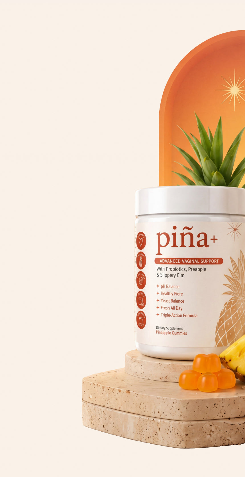 piña+ vaginal probiotic gummies